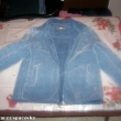 Sv�tle modr� bunda s ko���kem EUR-44